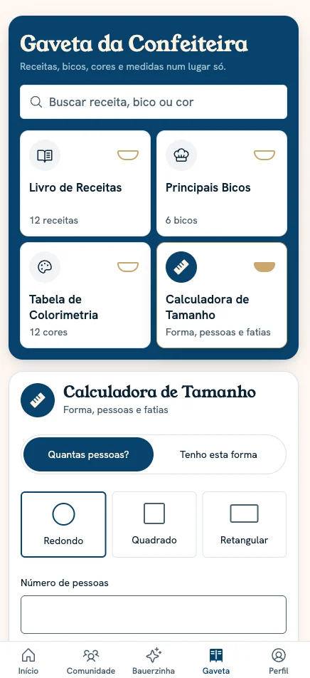 Bauer APP no celular